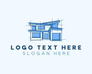 Contractor - Architecture House Property logo design