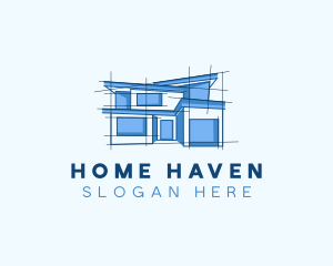 Housing - Architecture House Property logo design