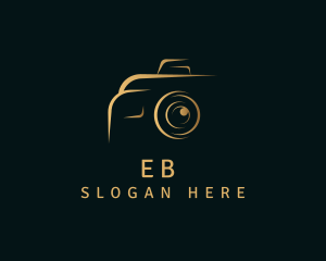 Gold Camera Photography Logo