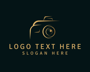 Pic - Gold Camera Photography logo design