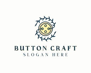 Sewing Button Tailor logo design