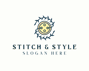 Sewing Button Tailor logo design