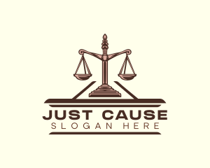 Justice - Justice Scales Legal logo design