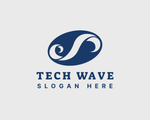 Creative Agency Wave logo design