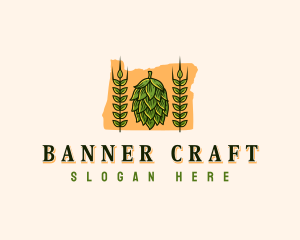 Oregon Beer Hop logo design