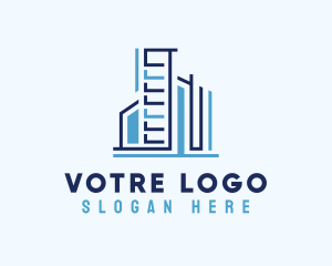 Property Developer - Business Tower Construction logo design