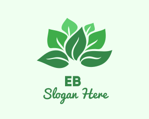 Organic - Bouquet Green Leaves logo design