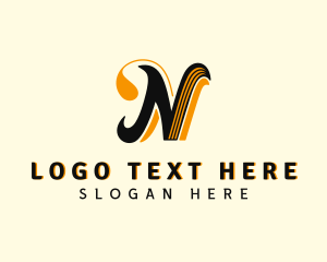 Fashion Designer - Lifestyle Brand Letter N logo design