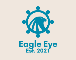 Eagle Ship Helm  logo design