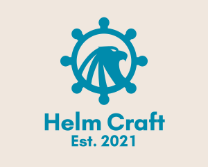 Eagle Ship Helm  logo design