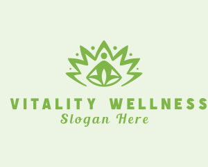 Wellness Meditation Yoga logo design