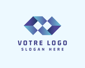 3D Startup Business Logo