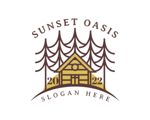 Sunset Cottage Forest logo design