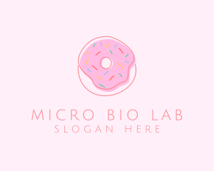 Sprinkled Donut Pastry  logo design