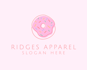 Sprinkled Donut Pastry  logo design