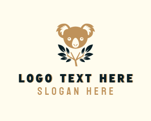 Wild - Koala Animal Safari logo design