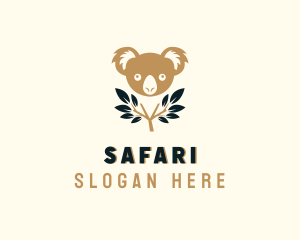 Koala Animal Safari logo design