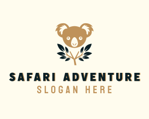 Koala Animal Safari logo design