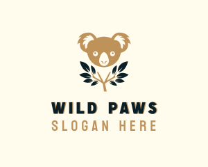 Koala Animal Safari logo design