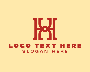Letter Ha - Masculine Professional Business logo design