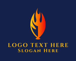 Energy - Flame Energy Fuel logo design