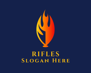 Flame Energy Fuel Logo