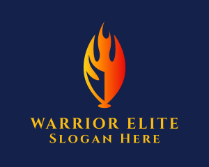 Flame Energy Fuel Logo