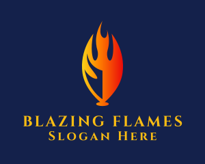 Flame Energy Fuel logo design