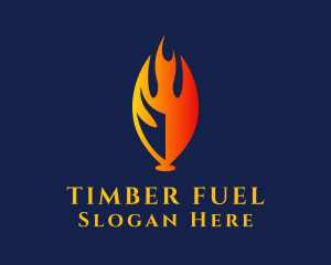 Flame Energy Fuel logo design