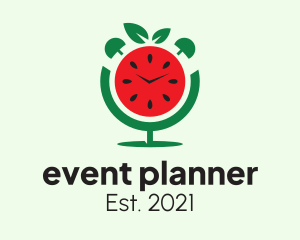 Produce - Watermelon Alarm Clock logo design
