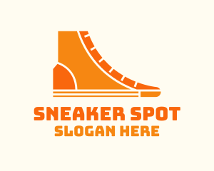 Orange Sneaker Boots logo design