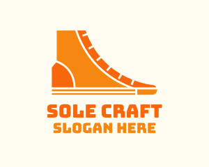 Orange Sneaker Boots logo design