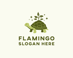 Agriculture - Leaf Sprout Plant Turtle logo design
