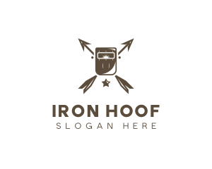 Foundry Industrial Welding Mask  logo design