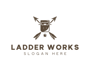 Foundry Industrial Welding Mask  logo design