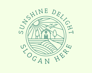 Barn Sunshine Farm  logo design