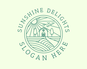 Sunshine - Barn Sunshine Farm logo design