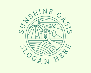 Barn Sunshine Farm  logo design