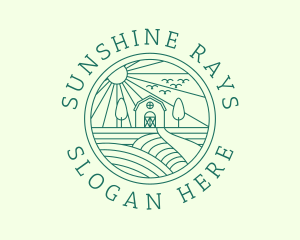 Barn Sunshine Farm  logo design