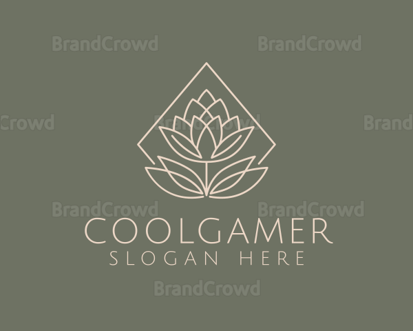 Eco Floral Plant Logo