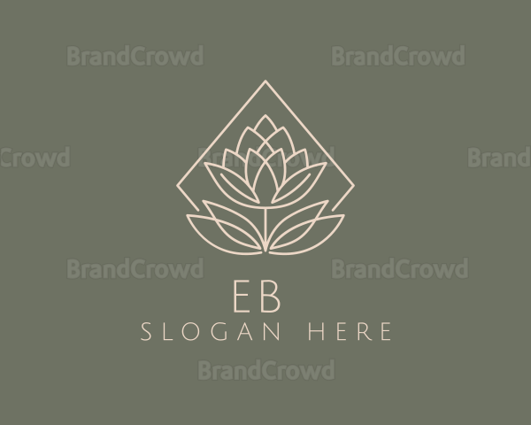 Eco Floral Plant Logo