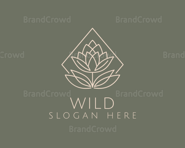 Eco Floral Plant Logo