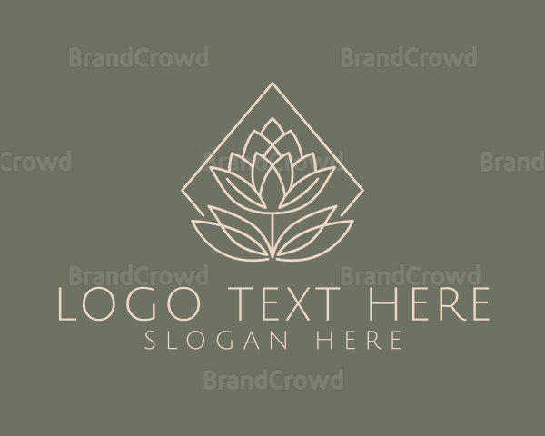 Eco Floral Plant Logo