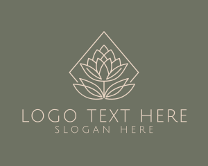 Floristic - Eco Floral Plant logo design