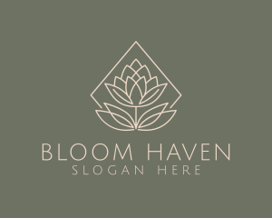 Eco Floral Plant logo design