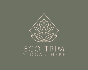 Eco Floral Plant logo design