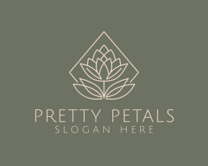 Eco Floral Plant logo design