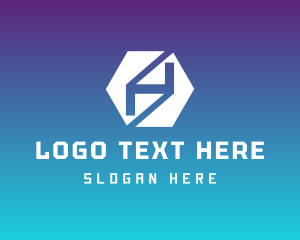 Company - Architectural Hexagon Letter H logo design