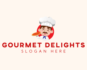 Pizza Chef Restaurant logo design