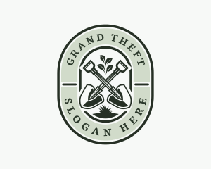 Garden - Gardening Shovel Landscaping logo design